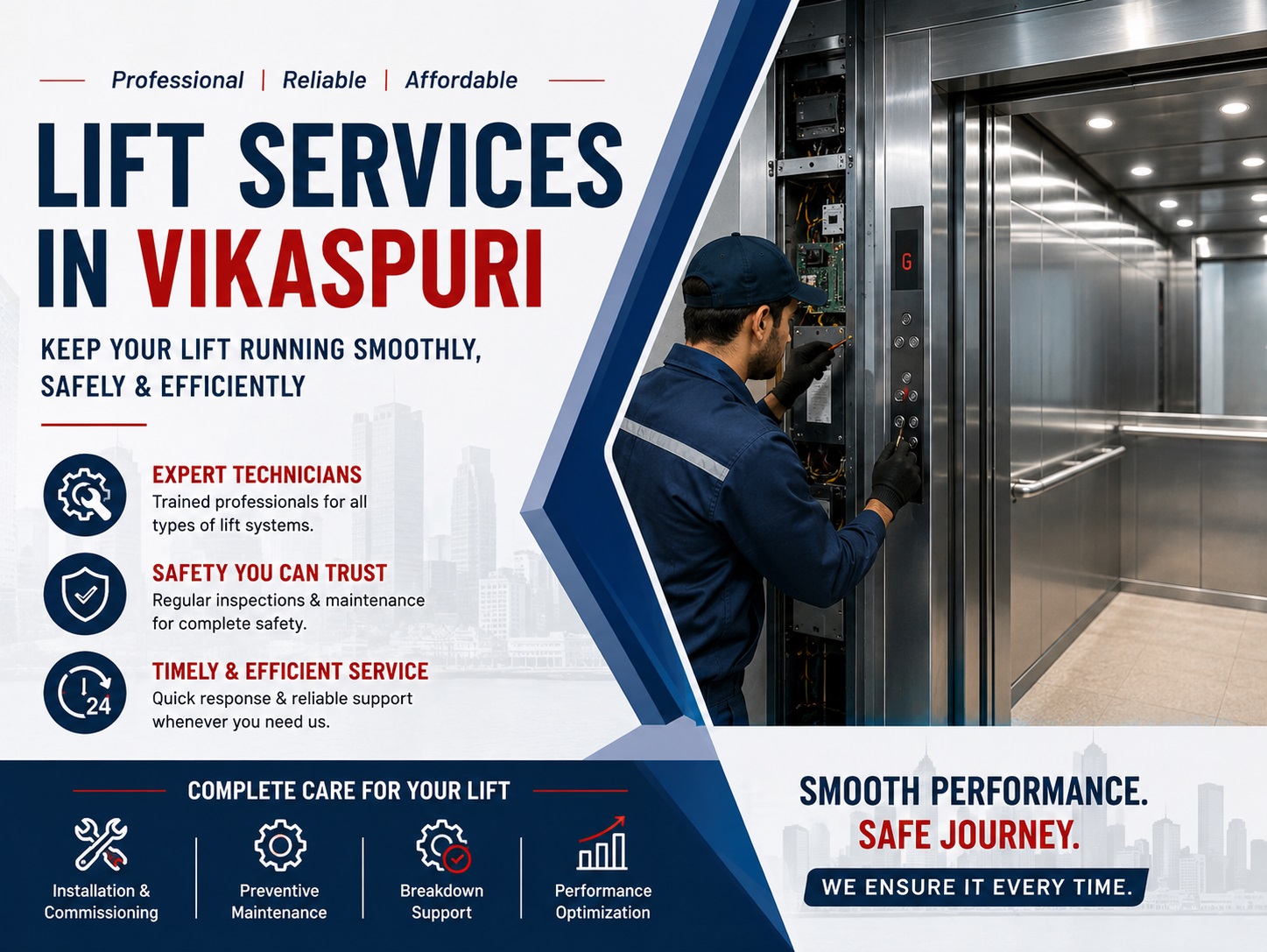 Lift Services in Vikaspuri